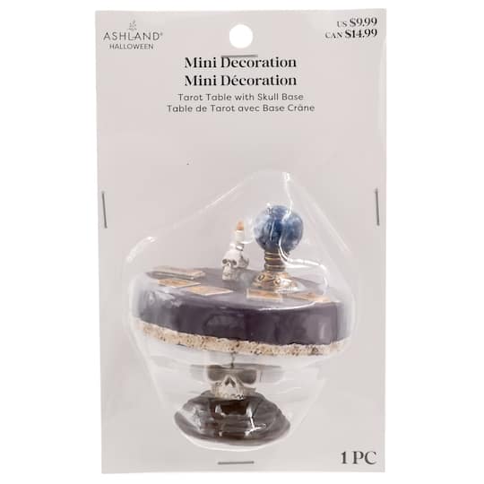 Mini Tarot Table with Skull Base by Ashland®